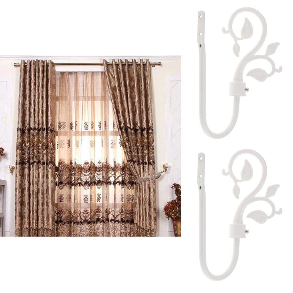 

2x Metal Curtain Hooks Window Drapery Tieback ers, Assorted Types