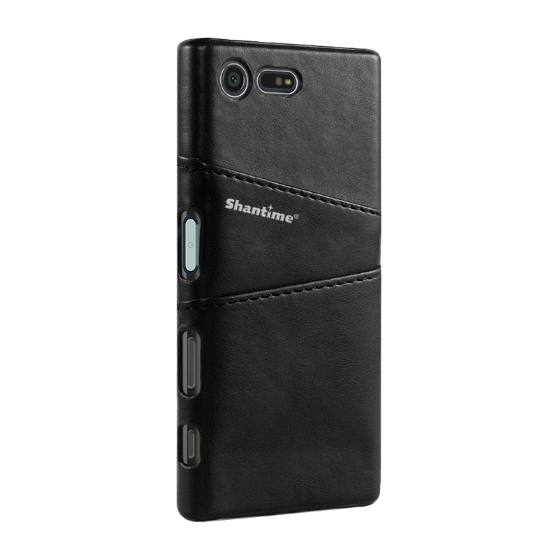 Кожаный чехол премиум-класса для Sony Xperia X Compact XZ XZ1 деловой кошелек с отделениями