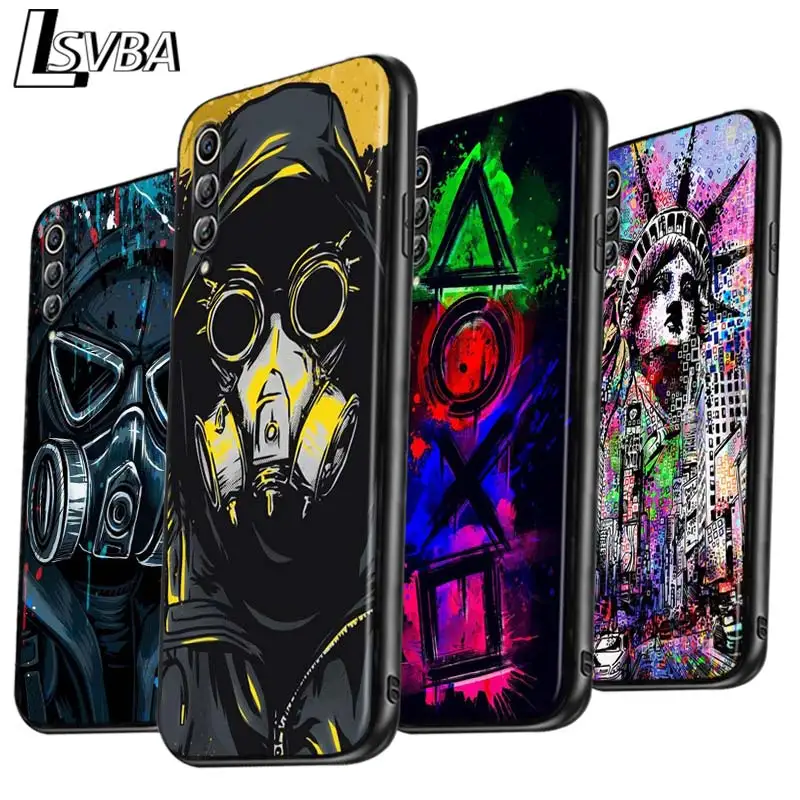 Противогаз DJ Man противоударный чехол для телефона Samsung Galaxy A90 A80 A70S A60 A50S A40 A20E A20 A10S