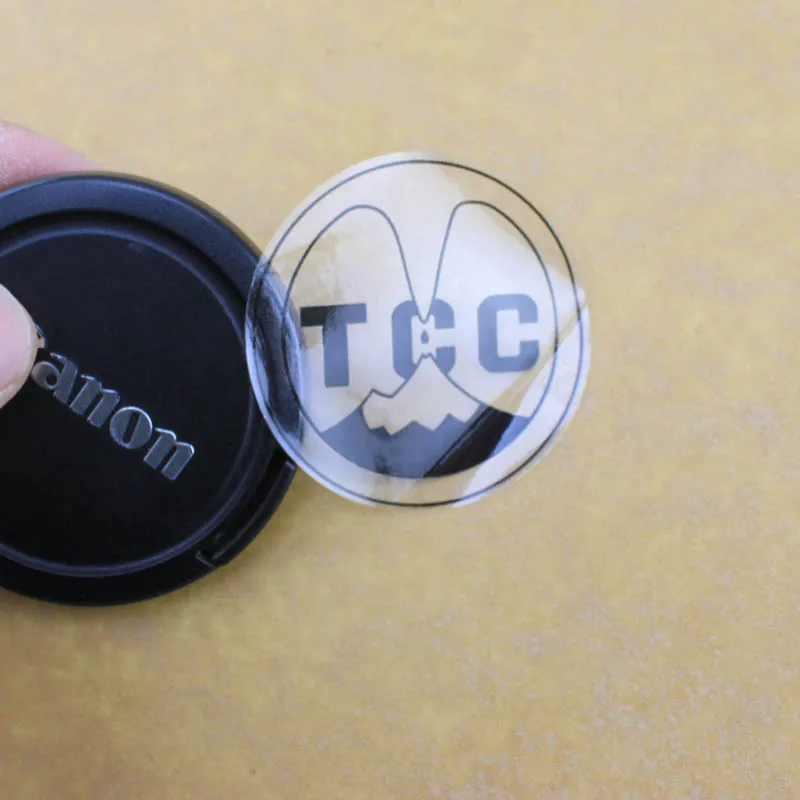 Новые профессиональные печатные прозрачные круглые клейкие этикетки для