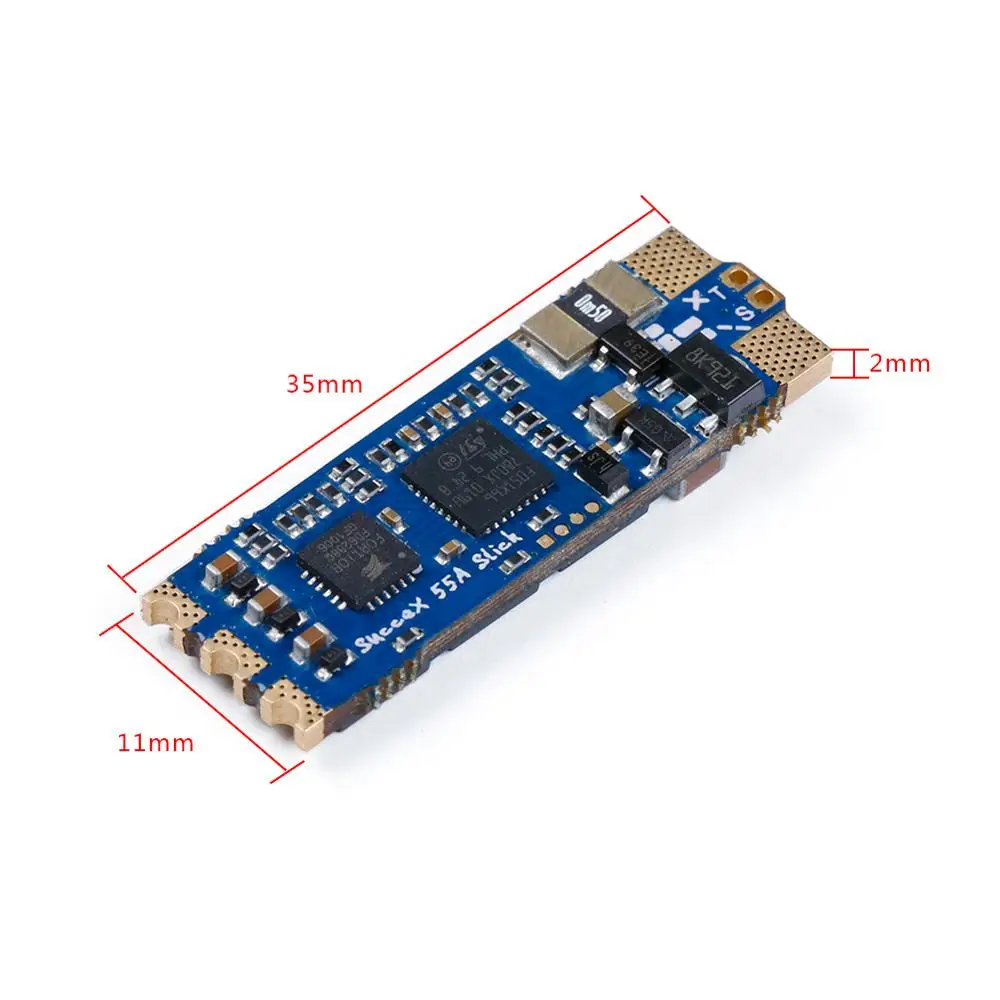 IFlight SucceX 55A Slick ESC поддерживает 2-6S электронный регулятор скорости высокого