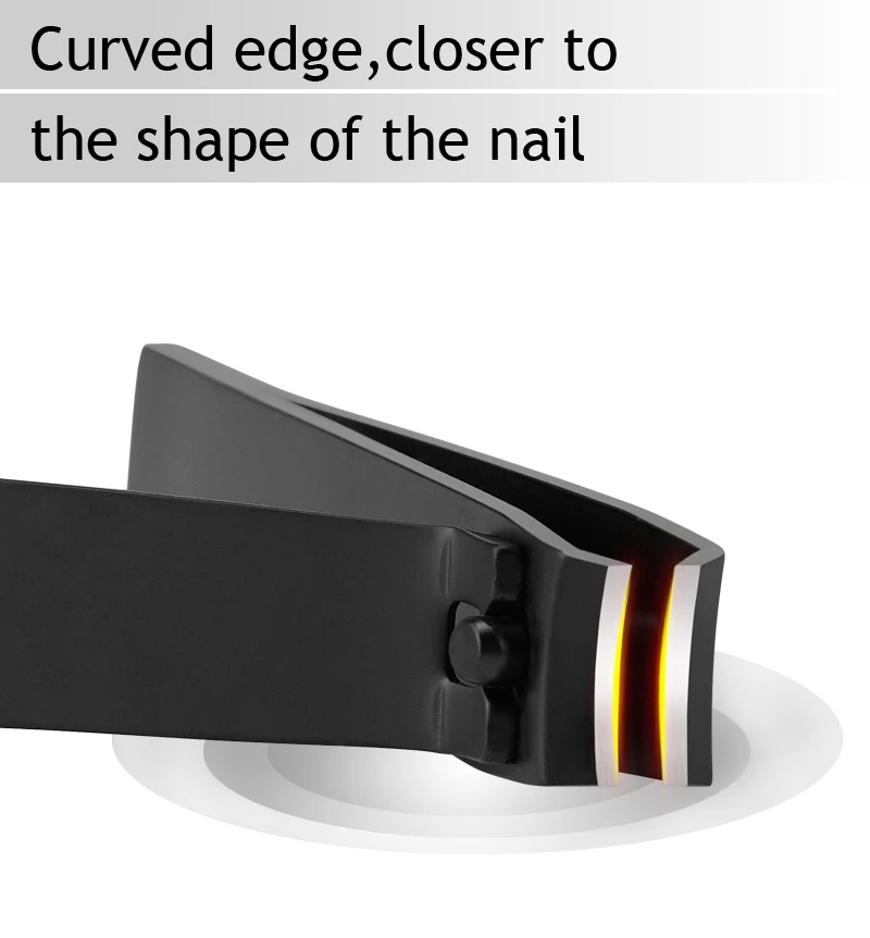 Кусачки для ногтей из нержавеющей стали изогнутые лезвия кусачки Маникюрный