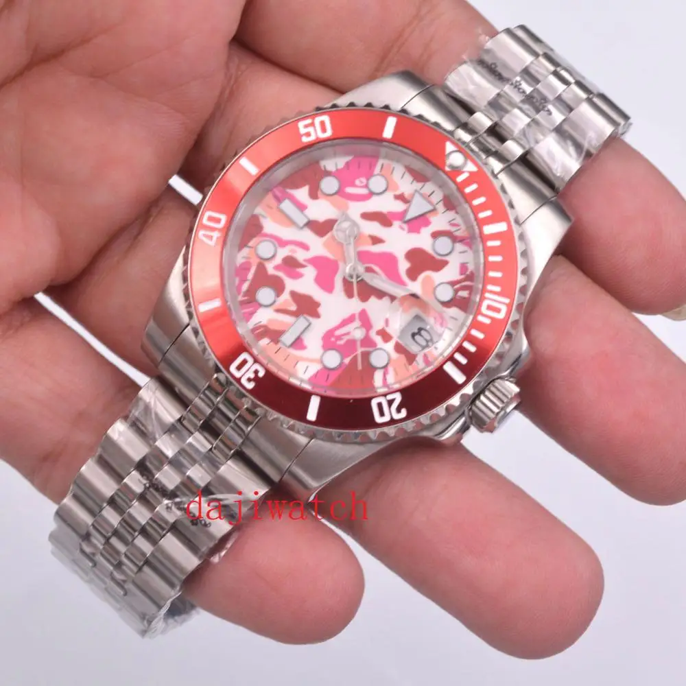 

Новинка 2020, Роскошные мужские часы с автоматическим механизмом mingzhu2813 из сапфирового стекла с стерильным циферблатом 40 мм и стальным брасле...