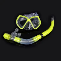 jsjm professional snorkel diving mask and snorkels goggles glasses diving swimming easy semi dry breath tube set snorkel mask