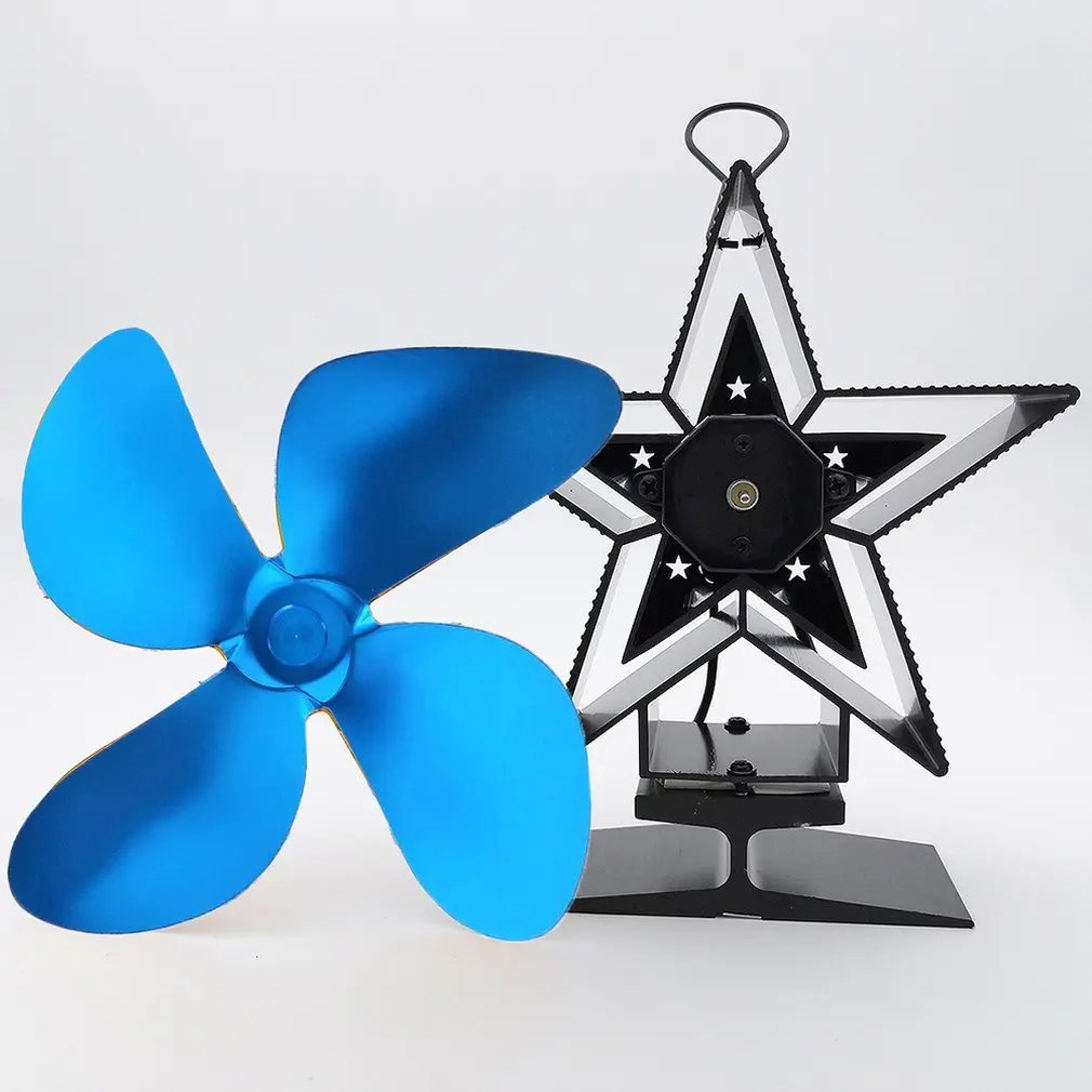 4 лезвия Тепловая печь экологический вентилятор датчик температуры Ультра тихий