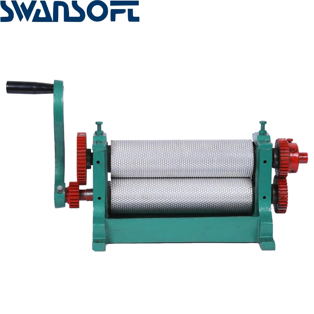 SWANSOFT 86*250mm Competitive price bees wax foundation machine Manual roller for bee beeswax press | Инструменты