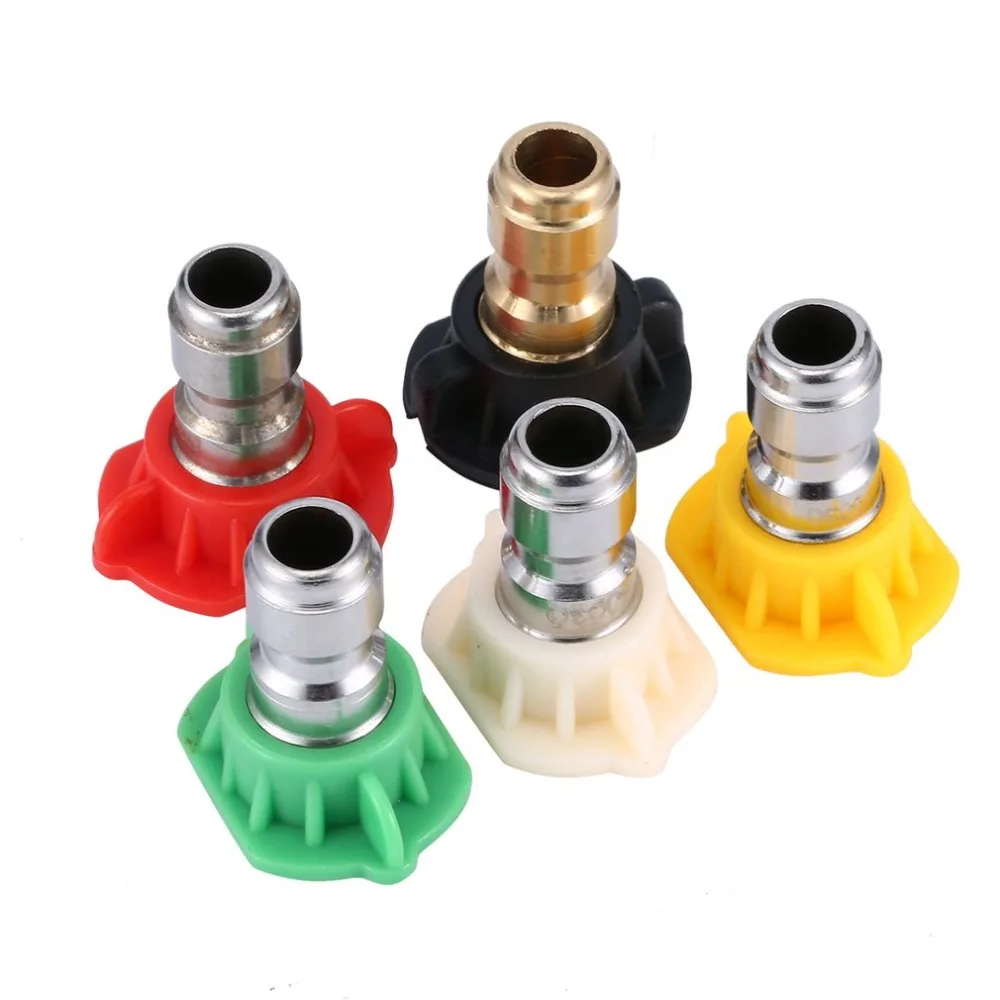 

5pcs Pressure Washer Gun Washer Nozzle High Pressure Water Gun Irrigation Spray Nozzles Water Spray Tip