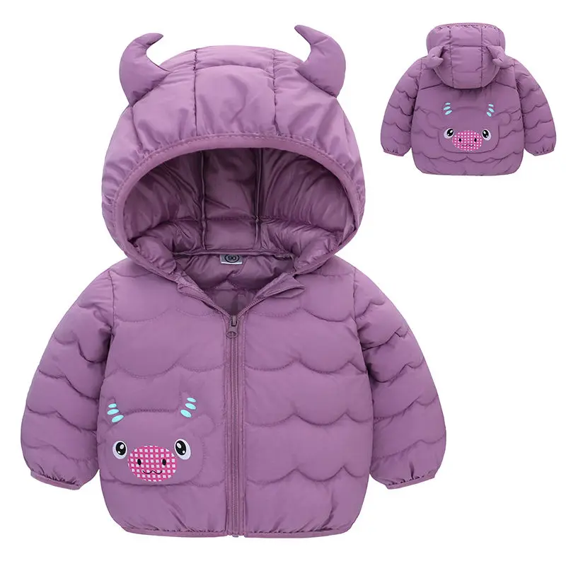 Promotion Winter Newborn Coats Baby Boys Girls Hooded Down Jackets For Kids Warm Jacket Autumn Toddler Girl Outerwear Cheap 1-5Y | Детская