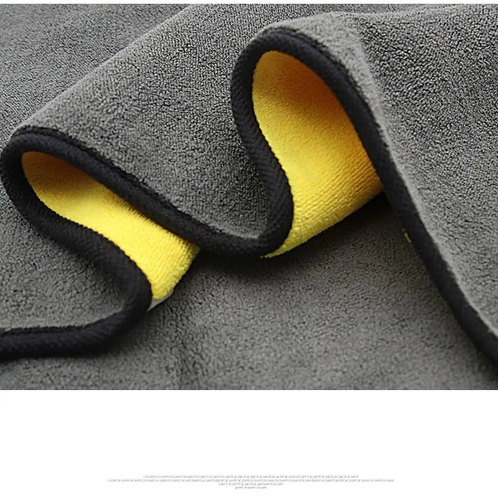 

Super Thick Plush Microfiber Car Cleaning Cloth Wet and Dry Dirt Dust Car Wiping Washing Towel Good Water Absorption