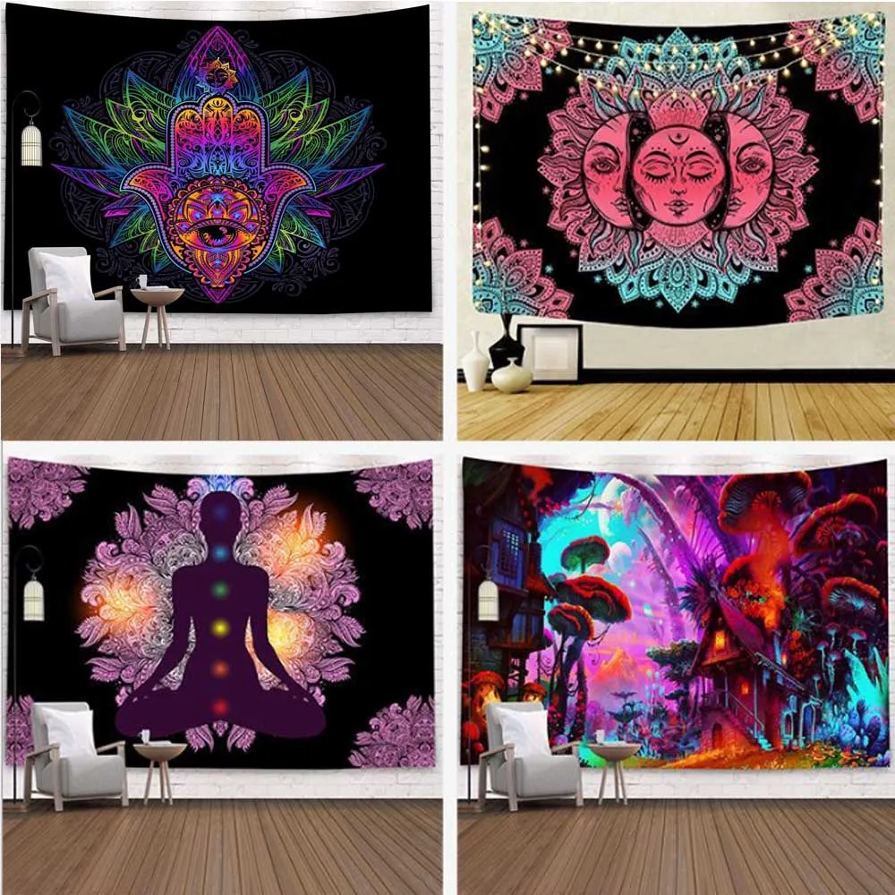 

Настенный настенный фон для дома, ткань, пляжное полотенце, коридор, спальня, гостиная, Настенный декор