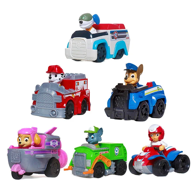 Игрушки из мультфильма Щенячий патруль деформированная собака робот ПВХ