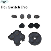 yuxi 1set abxy cross button conductive rubber pad for ns pro controller for nintend switch pro controller silicon button