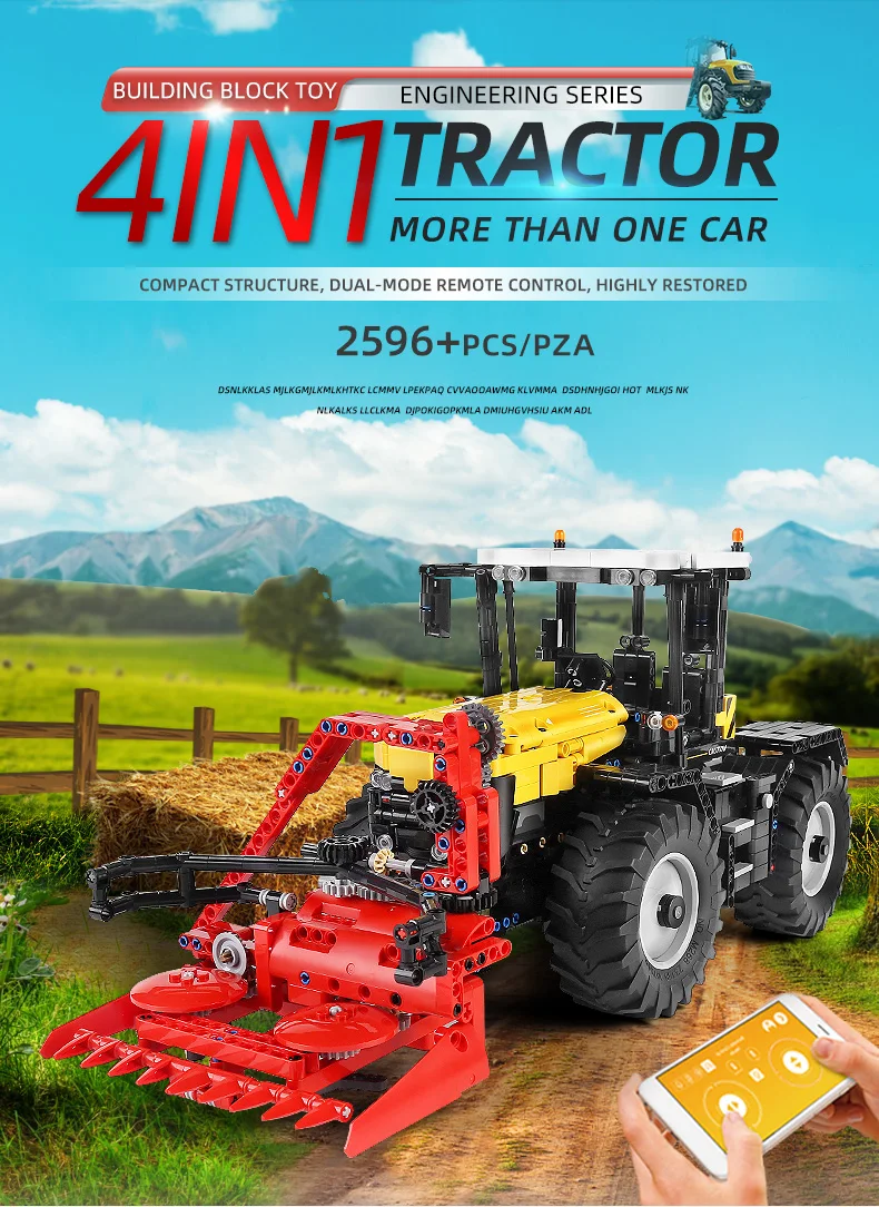 

MOULD KING Remote control Truck model High-Tech toys Motor Power Mobile Crane Mk II Sets Building Blocks Bricks Kids Toys Gifts