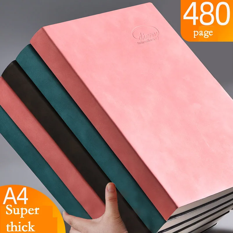 

Notebook A4 Thickened Large Business Super Thick Grid Blank Diary Cuaderno And Journals Libretas Zeszyt Papeleria Cahier Books