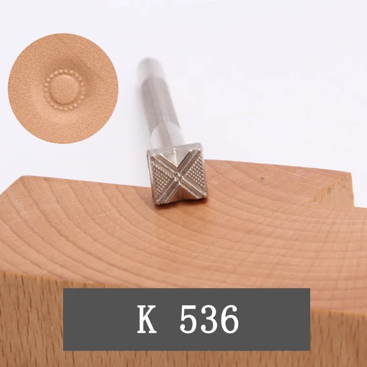 Новые узоры печать для кожи инструменты металлические штампы для кожи ремесло работы кожи из натуральной воловьей кожи вырезка узор цветок Тотем - Цвет: K 536