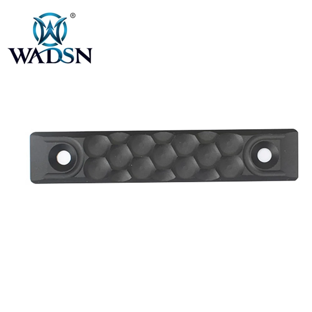 80x16mm HC WADSN Tactical RS CNC Handguard Rail Крышка для M-lok и Keymod короткие Railscales стиль WME08003 охотничий оружейный светильник аксессуар - Цвет: 80x16mm HC