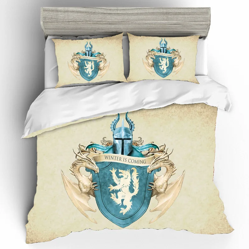 Game Of Thrones King Size Bedding Sets Duvet Cover Bed Sheets And Pillowcases Bed Linen Bedding Set Home Textile Dropshipping