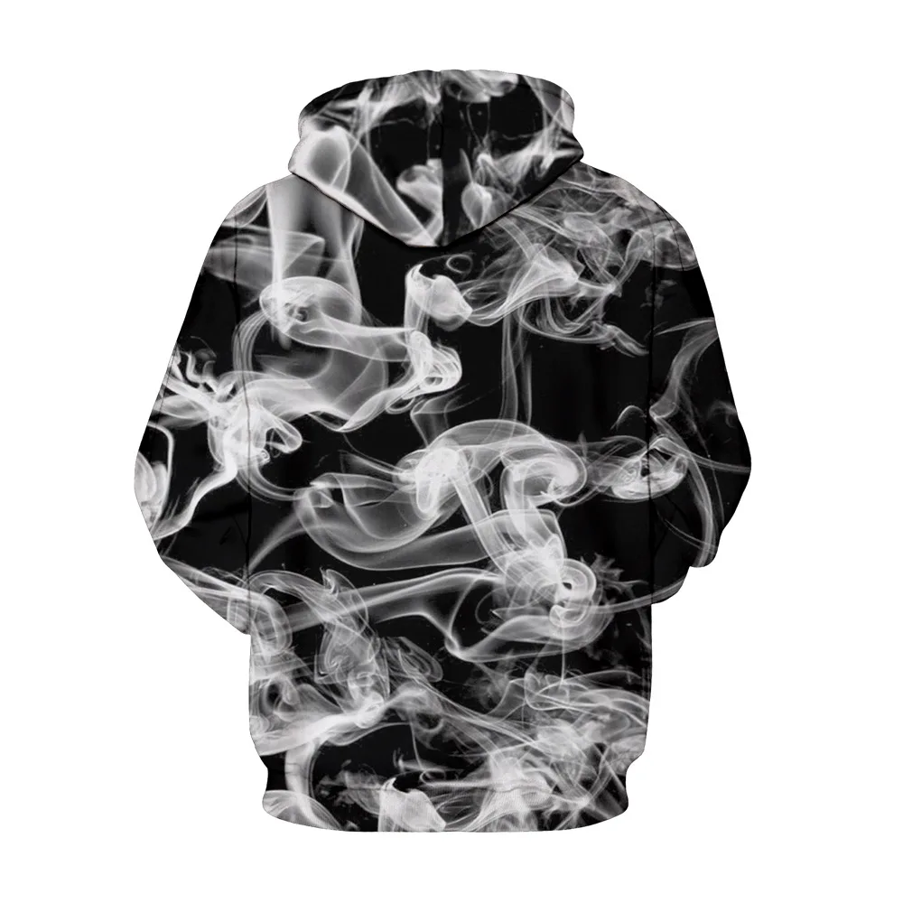 

Digital Printing Couples Wear Hooded Sweatershirts Leisure Long-sleeved Man Hoodies