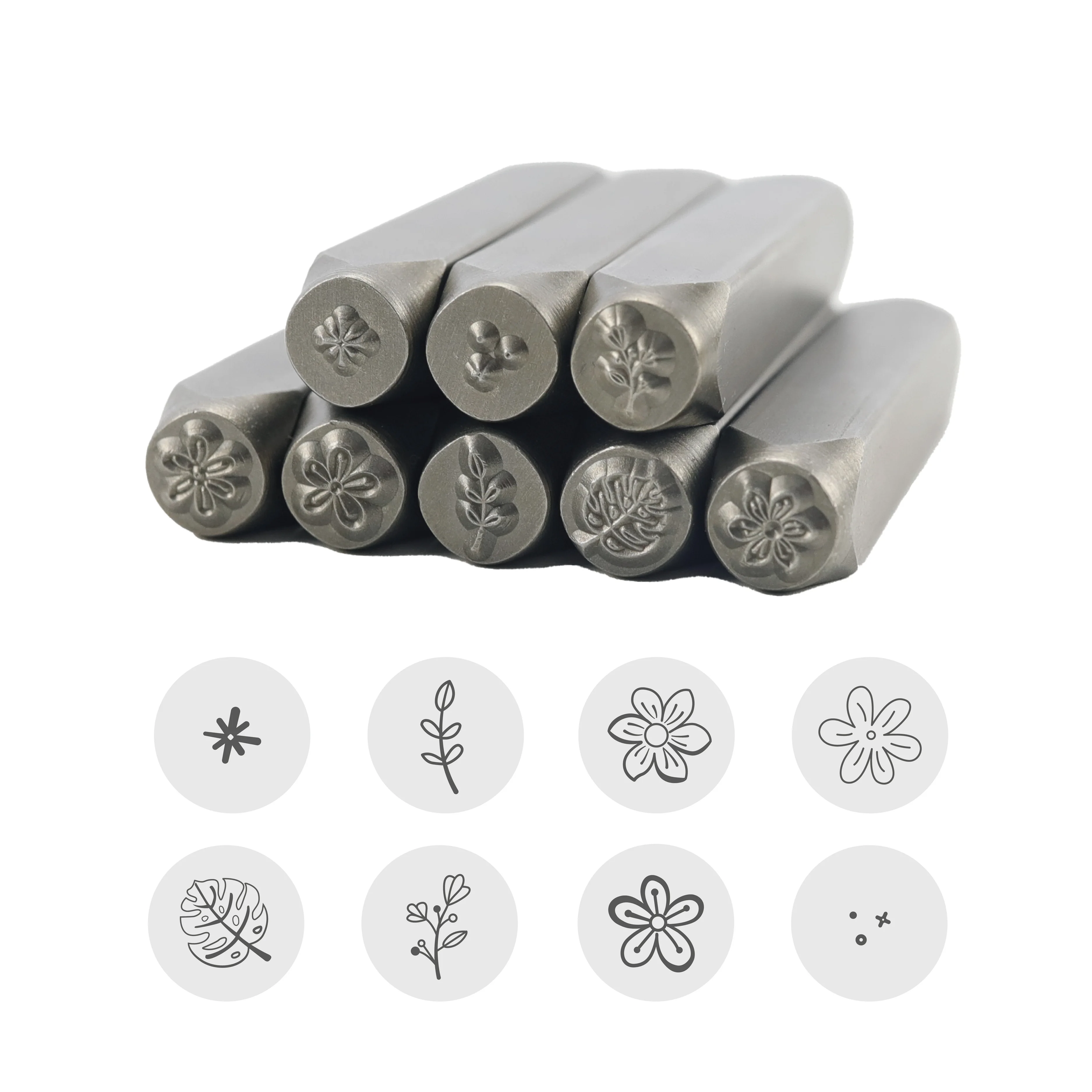 

Metal Stamping Metal Stamp Metal Stamps DIY Symbol Metal Stamping Kit Leather Stamps, Printing Tool, Jewelry Stamping 1/4 (6mm)
