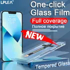 Закаленное стекло для iPhone 12 13 Pro Max Mini X XS XR, полное покрытие, защита экрана, односторонняя Монтажная пленка, аксессуары для телефонов
