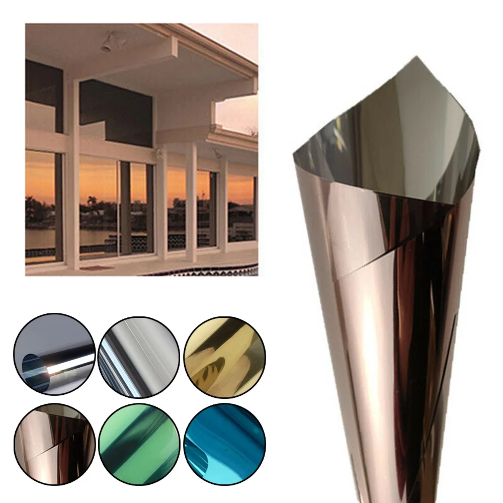 

Casement Film Mirror Effects Heat Reflective Glare Rejection Anti-UV Big Privacy Film For Home Casement Film With Anti-scratch