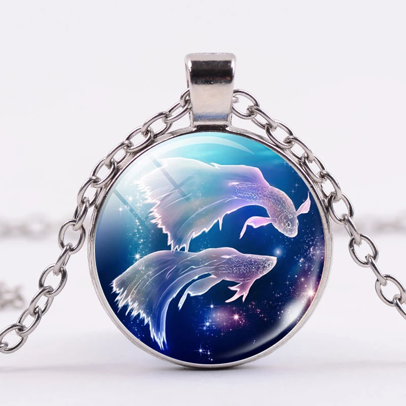 12 знаков зодиака ожерелье Лев созвездий галактика дизайн гороскоп Астрология