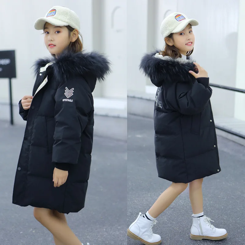 Детская утепленная куртка с капюшоном и искусственным мехом на осень/зиму | Мать