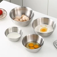 304 stainless steel mixing bowl kitchen anti scalding cooking salad bowls set egg food egg mixer bowl baking tools tableware