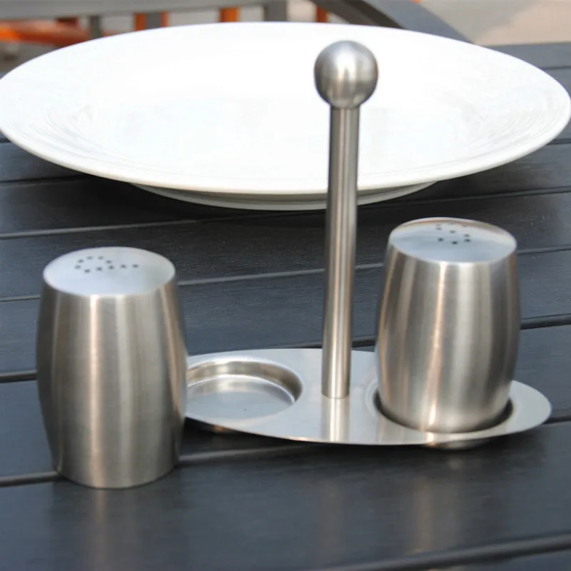 Шейкер для соли и перца из нержавеющей стали|Солонки тара хранения| |