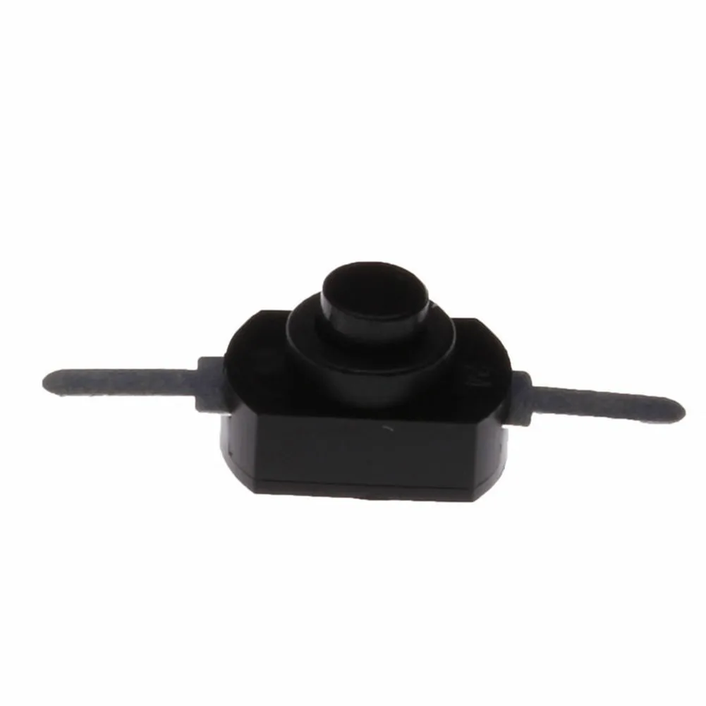 

10x 1A 30V DC 250V Black Latching On Off Mini Torch Push Button Switch