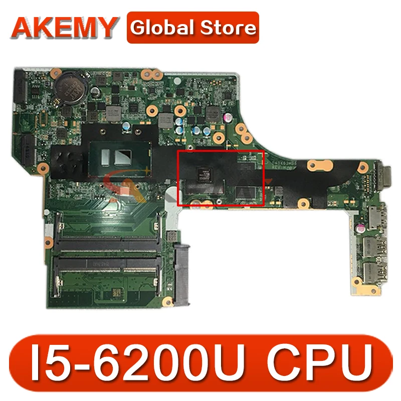 

Для HP 450 G3 470 G3 Материнская плата ноутбука 827025-601 827025-501 DA0X63MB6H1 с SR2EY I5-6200U материнская плата 100% тестирование Быстрая доставка
