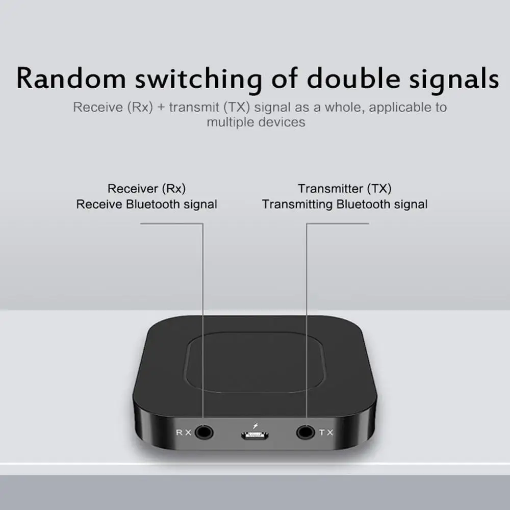 Беспроводной Bluetooth 5 0 передатчик приемник USB аудио адаптер HD 3 мм AUX Разъем для ТВ