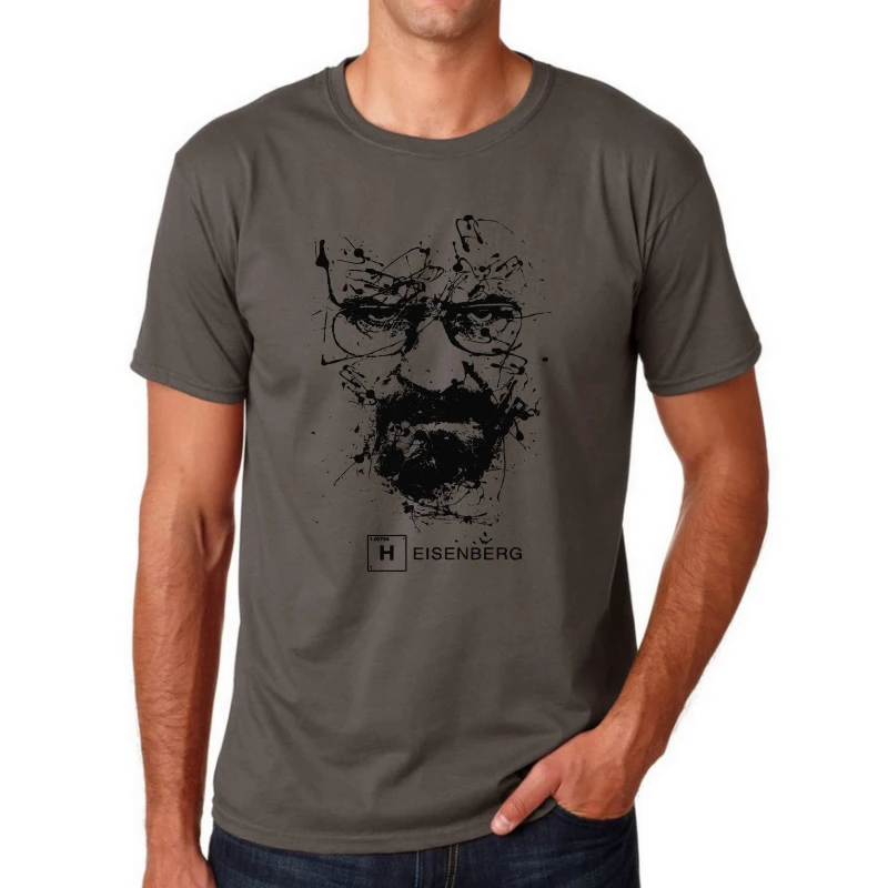 COOLMIND 100% Хлопковая мужская футболка с надписью breaking bad летняя свободная забавная