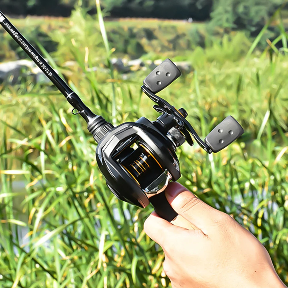 Baitcasting Reel 7.1:1 Brake System Max Drag 8kg Left Right Hand Fishing Waterproof Magnetic Casting Tackle | Спорт и развлечения