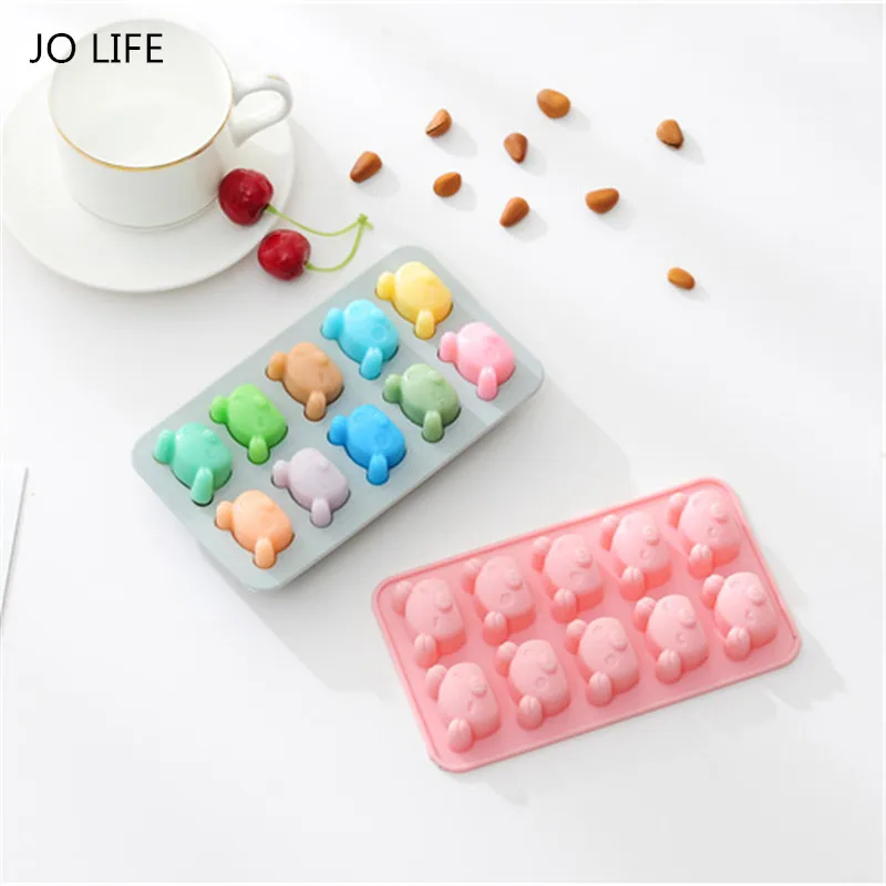 Силиконовая форма для украшения торта с изображением медведя из мультфильма JO LIFE