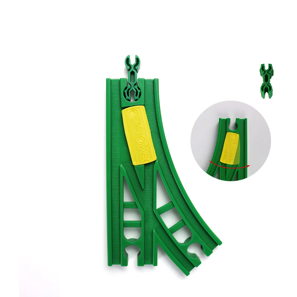 1 шт. переключатель трек деревянный поезд Поворотная железнодорожная станция