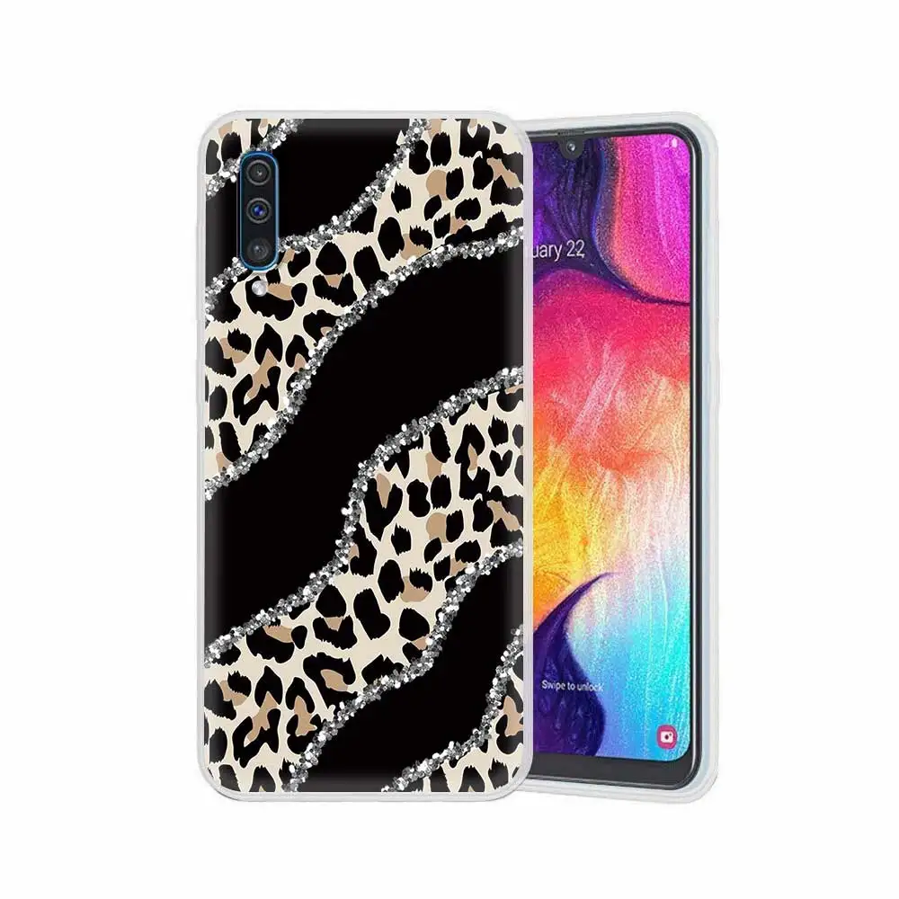 

Patchwork Leopard Print Translucent Matte Case for Samsung Galaxy A51 5G A50 A71 A21s A31 A10 A20 A30 A40 A41 A70 A91 Soft Cover