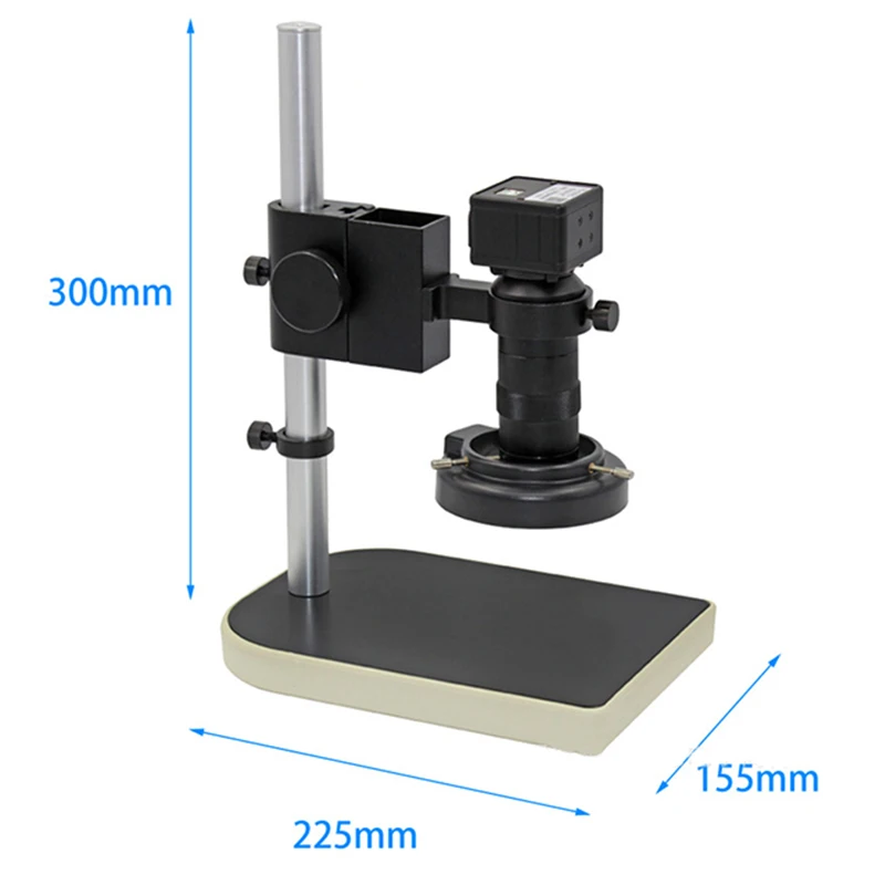 1080P Свободно регулируемая подставка VGA HDMI промышленный видео микроскоп камера 180X