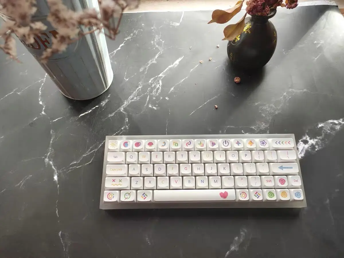 

1 Set Pencil Key Caps PBT 5 Sides Dye Subbed Keycap For MX Switch Mechanical Keyboard XDA Profile Free Keycaps Puller