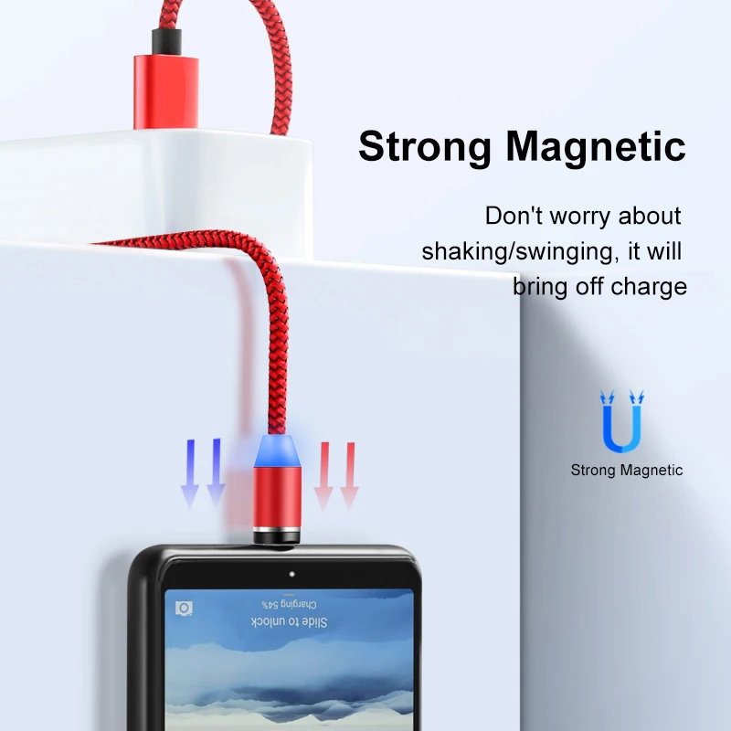 Магнитный кабель Micro USB QC 3 0 для быстрой зарядки телефона Samsung S5 S6 S7 Edge Huawei Honor 8X Xiaomi