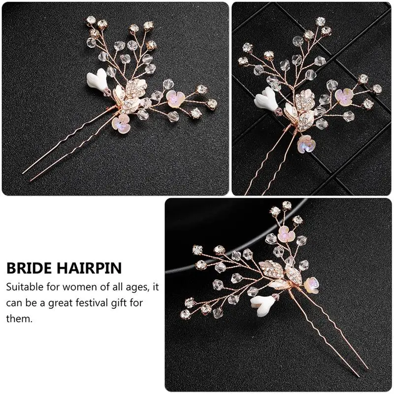 

1pc Bride Headdress Hair Decor Bride Wedding Headdress Hair Clip for Wedding Party