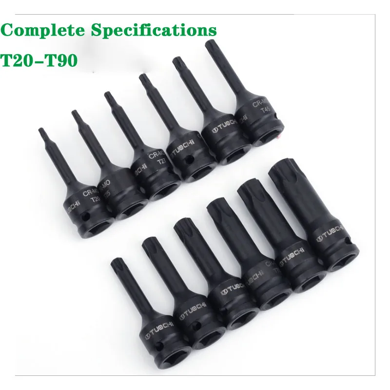 Звездообразные биты 1/2 дюйма розетка стандартной длины звездообразные для