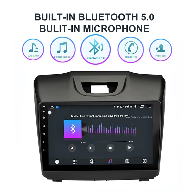 Мультимедийная магнитола Funrover плеер на Android 10 с 8 ядерным процессором gps для Chevrolet