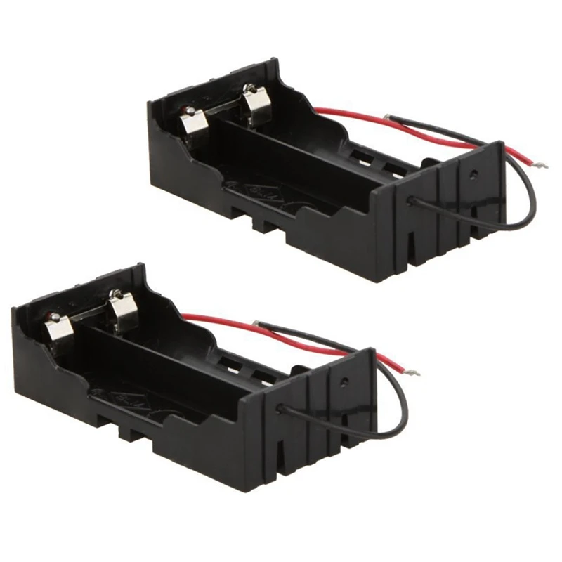 2 шт. батареи Коробка Для Хранения Чехол Держатель 2x18650 параллельный литиевые |