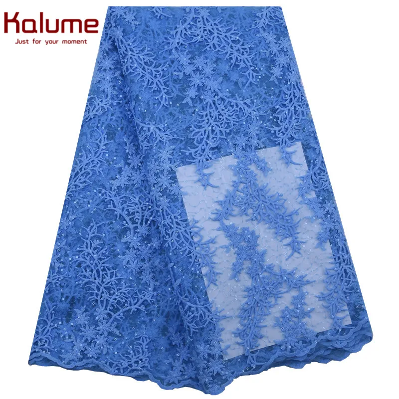 Зеленая 3d французская кружевная ткань африканская вышитая фатиновая с блестками