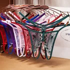 Сексуальное эротическое белье, женские кружевные трусики с открытой промежностью, сексуальные бандажные трусики, женские стринги для нижнего белья сексуальное прозрачное белье