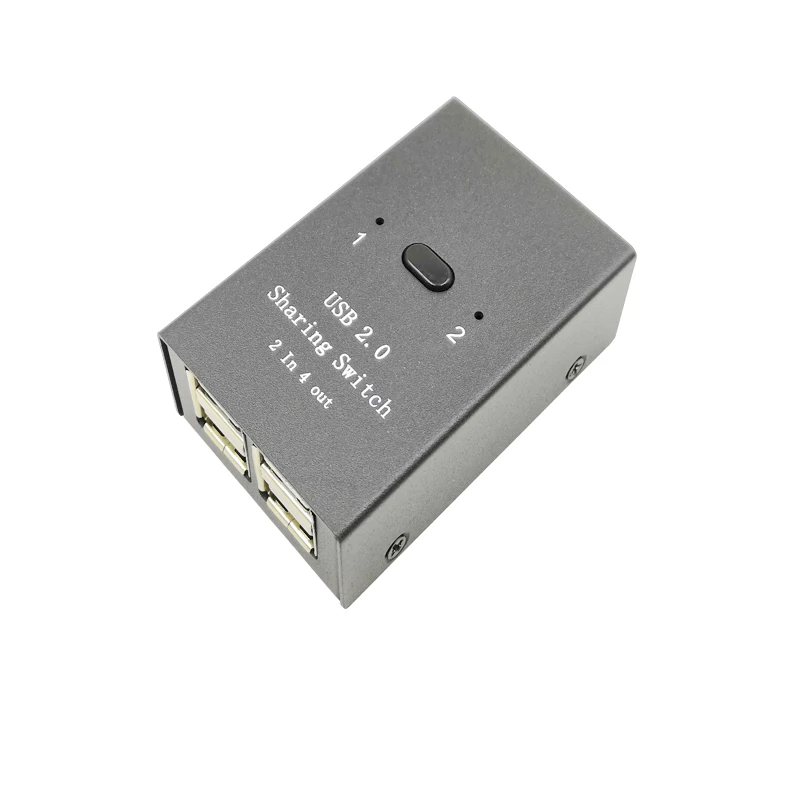 2 в 4 Out USB 0 переключатель принтера Ручной сепаратор компьютерная мышь клавиатура U