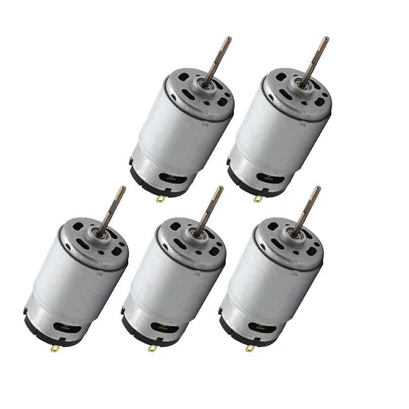 

395 Motor High Torque Motor DC 6V 12V 7.4V 900RPM 2200RPM Metal Electric Motor 2.3mm Shaft for DIY Technology Toy