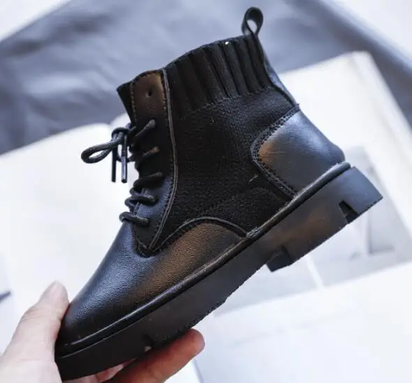 Осенне-зимние детские кроссовки Детские Ботинки Martin Детская обувь Зимние