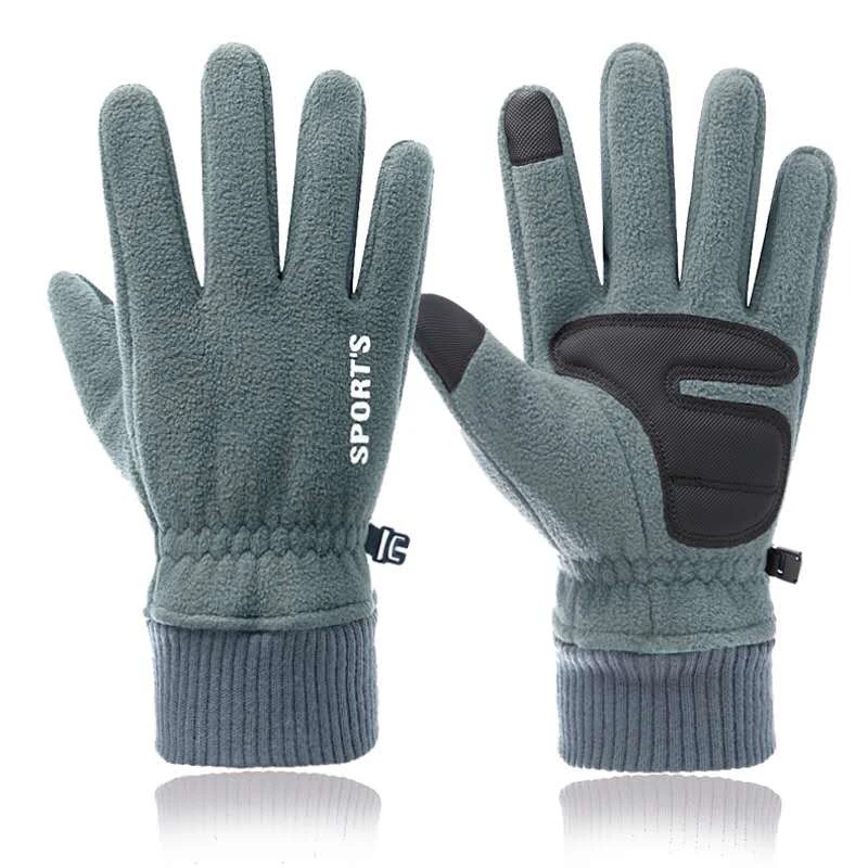 

Winter Warm Thickened Fleece Gloves Men's Touch Screen Waterproof Gloves Women's Outdoor Cycling Sports Driving Non-slip Gloves